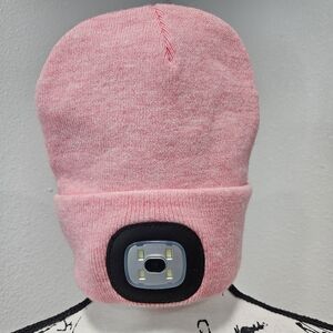 Night Scope women's pink beanie